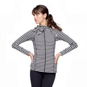 Kate Spade Beyond Yoga striped athletic jacket